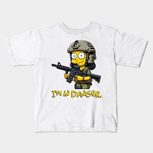 Tactical Yellow People Kids T-Shirt